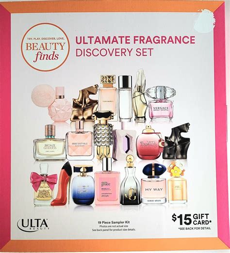 ulta perfume sampler with voucher.